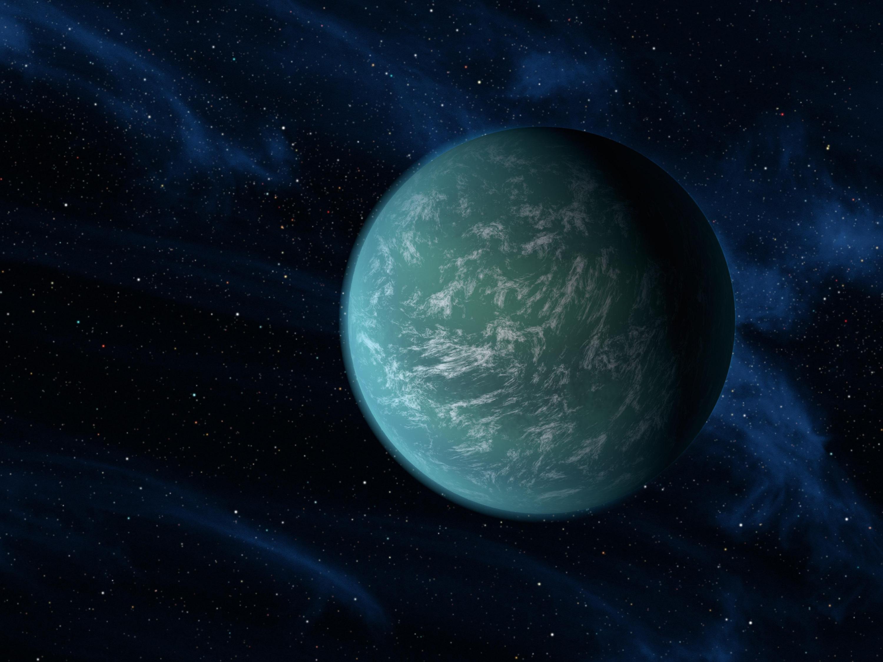 Exoplanet Kepler 22b artist's depiction