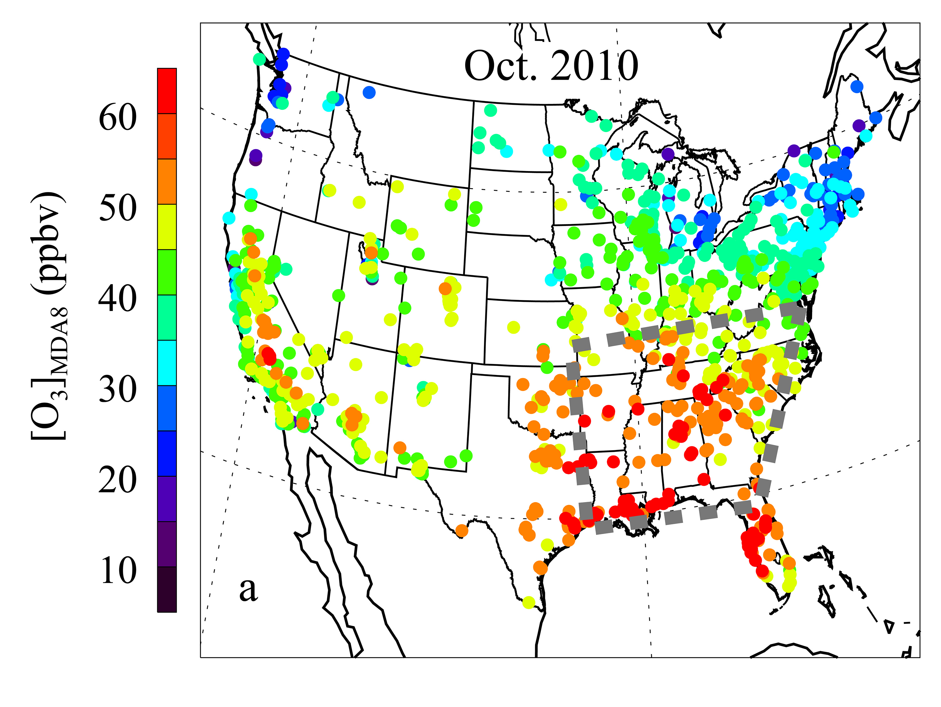 Ozone map
