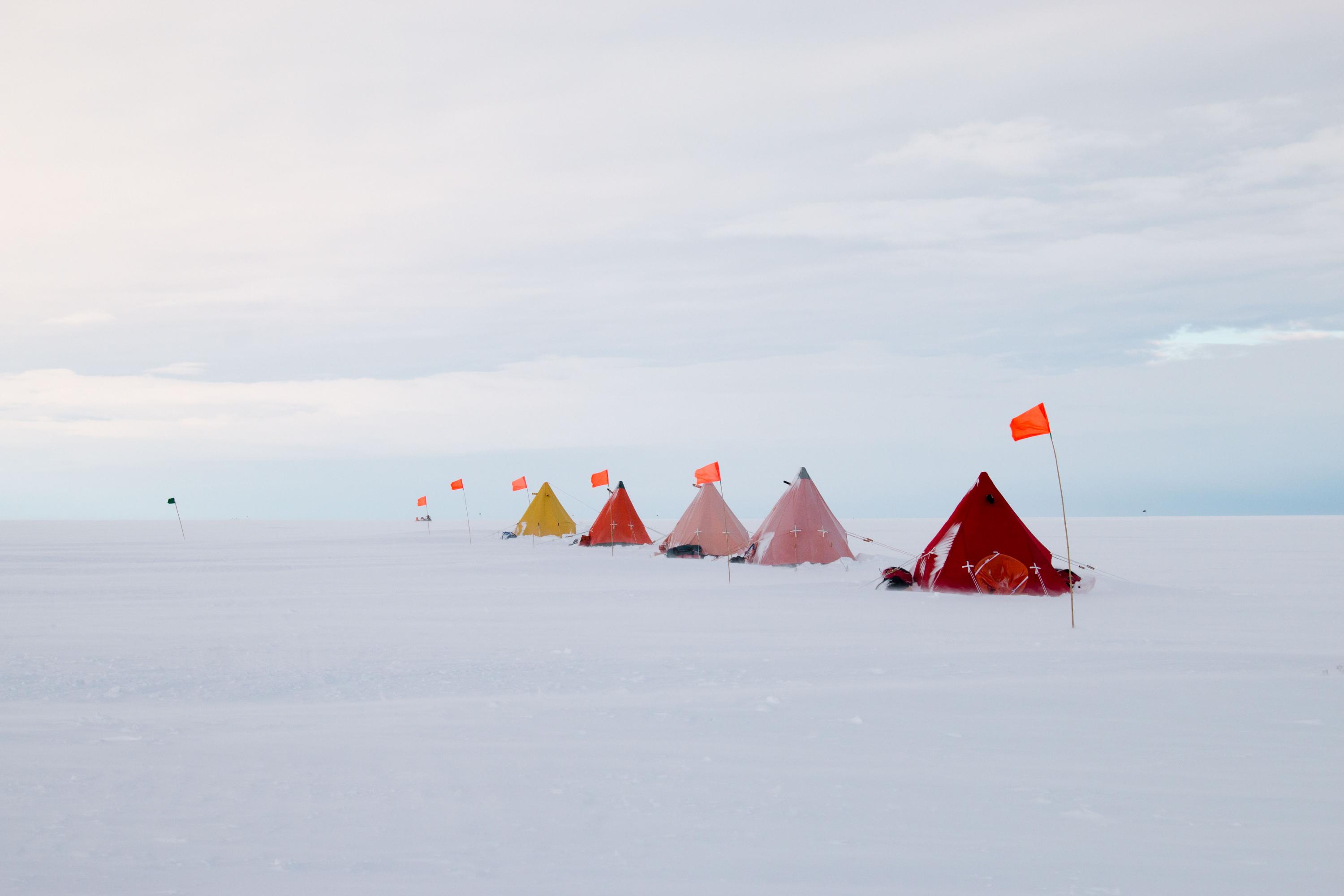 Thwaites Glacier research camp