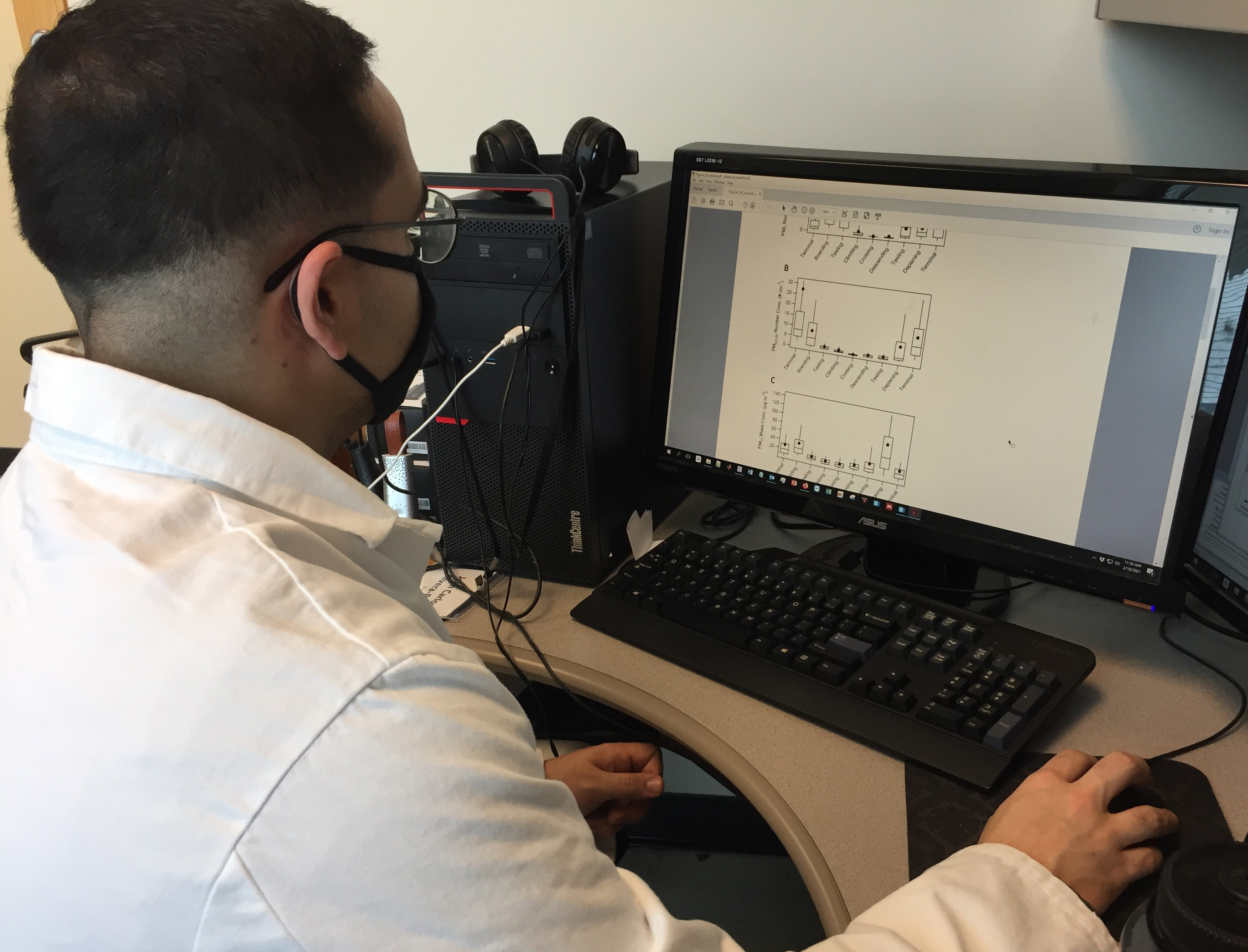 Analyzing Data from Study of Air Quality