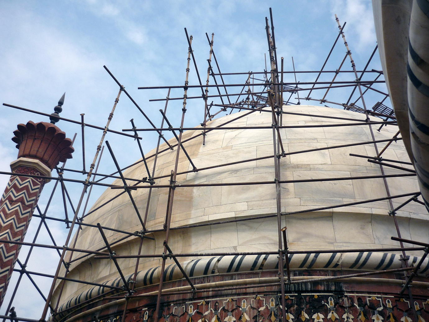 Taj Mahal scaffolding