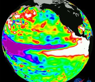 El nino peak warming