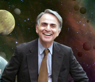Carl Sagan portrait NASA