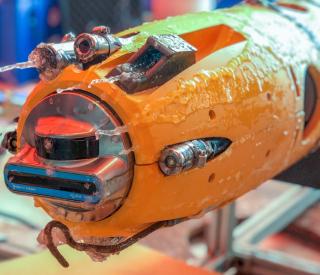 IceFin underwater robot (Icefin/NASA PSTAR RISE UP/Schmidt/Lawrence)