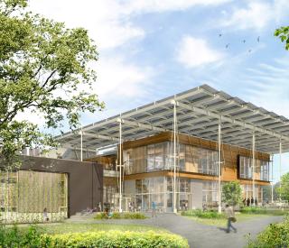 Living Building: Northwest View  