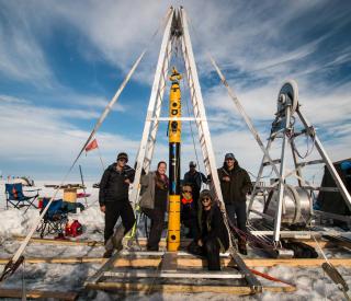 Icefin and team on Thwaites