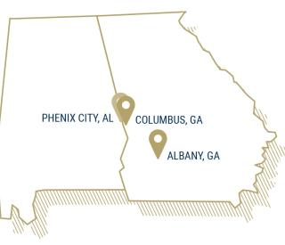 Map of GA ALA