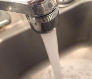 Water from faucet
