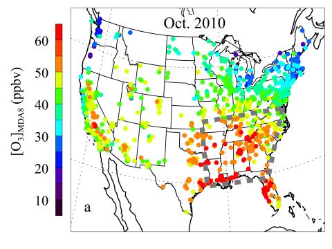 Ozone map