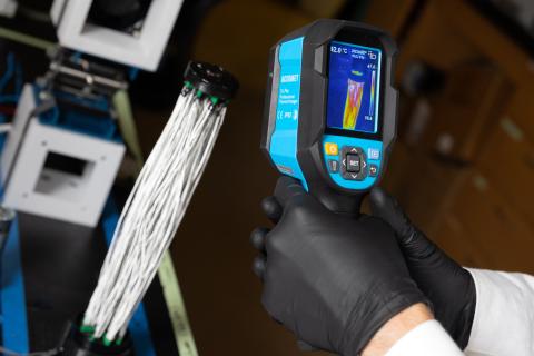 DAC Coated Carbon Fibers Heat Measurement